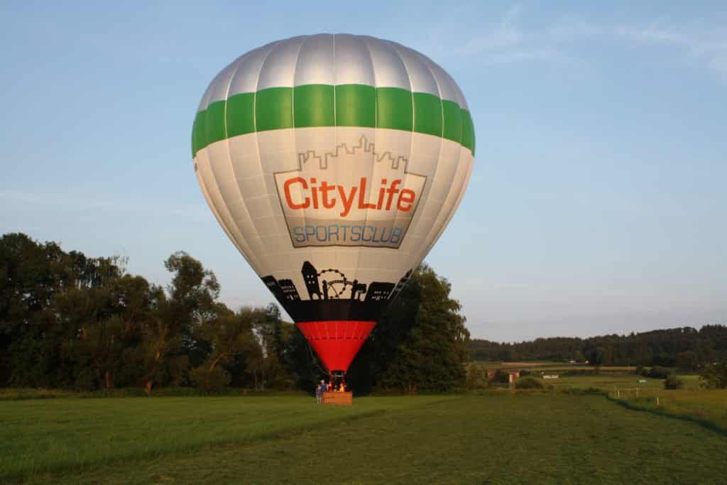 Der CityLife Heissluftballon von Augsburg