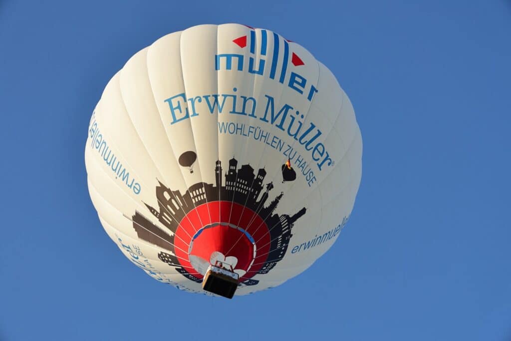 Der neue Erwin Müller Heißluftballon